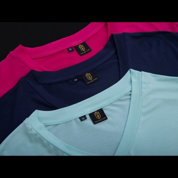 KING NEW YORK, V-NECK T-SHIRT, BLUE NAVY. - Picture 7 of 15